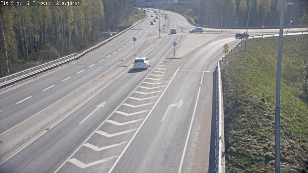Weather Camera Image Väg 12 Tammerfors, Alasjärvi, Tampere, Pirkanmaa