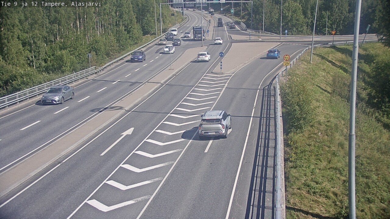 Kelikamerat Kuva Tie 12 Tampere, Alasjärvi, Tampere, Pirkanmaa