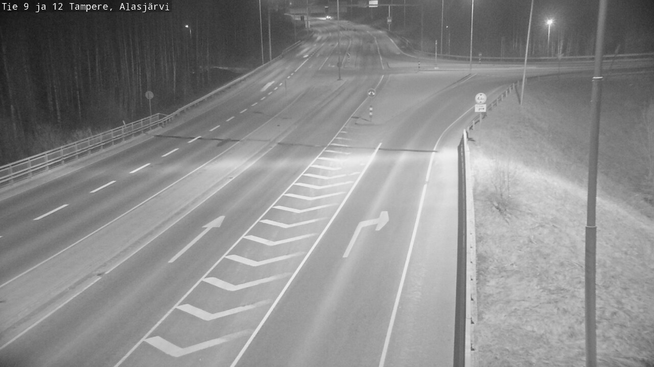 Weather Camera Image Väg 12 Tammerfors, Alasjärvi, Tampere, Pirkanmaa