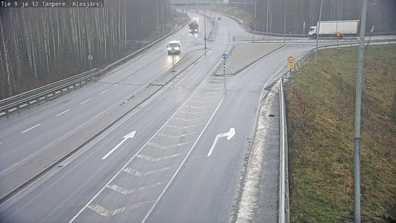 Weather Camera Image Väg 12 Tammerfors, Alasjärvi, Tampere, Pirkanmaa
