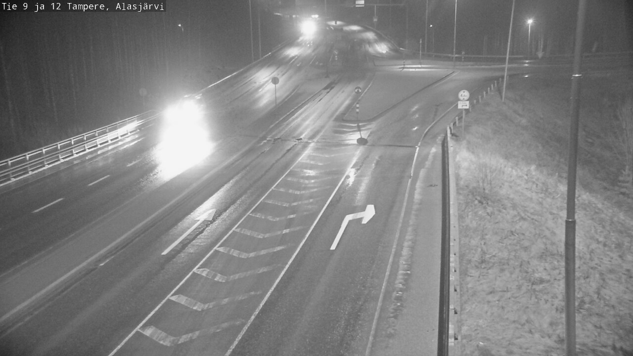 Weather Camera Image Väg 12 Tammerfors, Alasjärvi, Tampere, Pirkanmaa