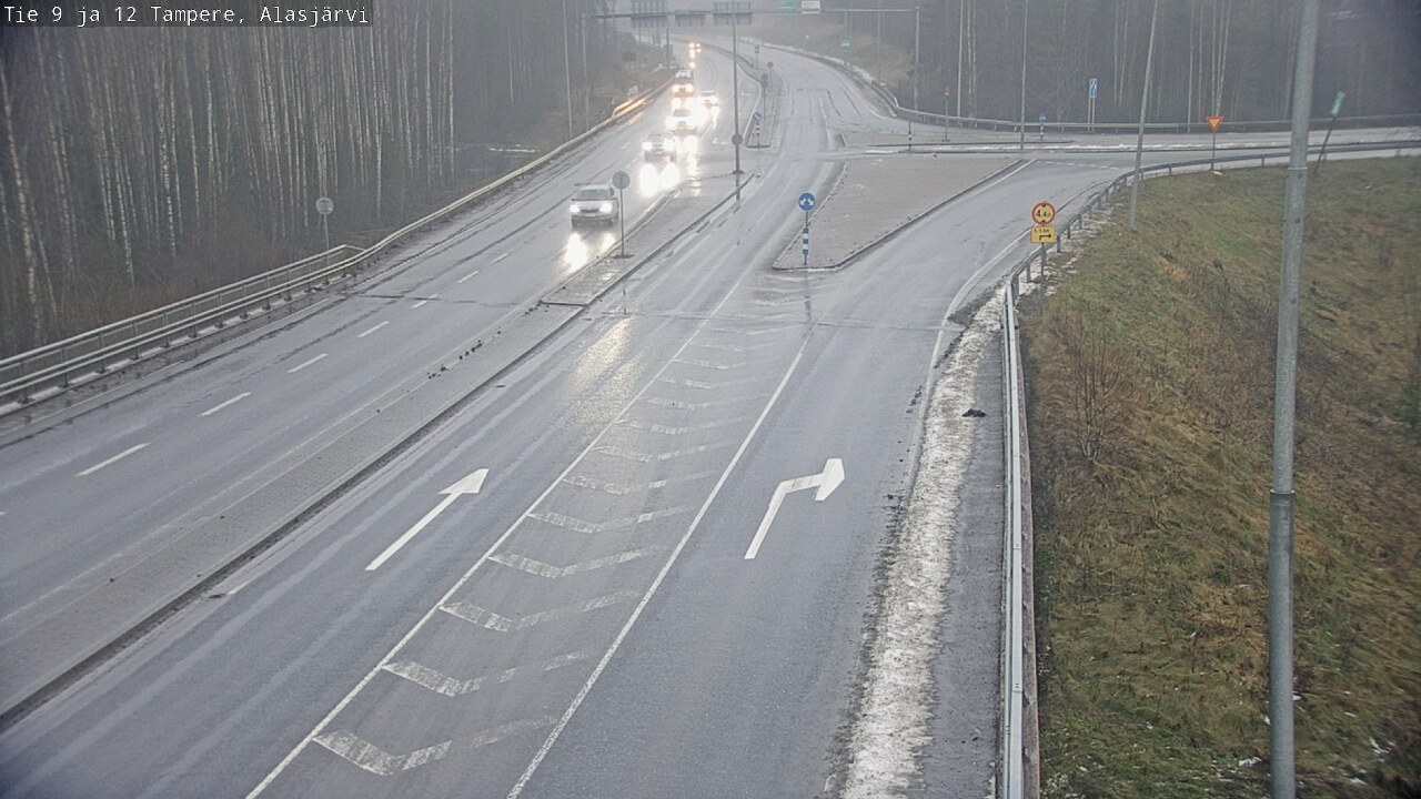 Weather Camera Image Väg 12 Tammerfors, Alasjärvi, Tampere, Pirkanmaa