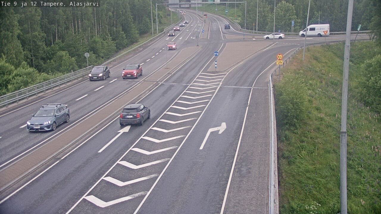 Weather Camera Image Road 12 Tampere, Alasjärvi, Tampere, Pirkanmaa