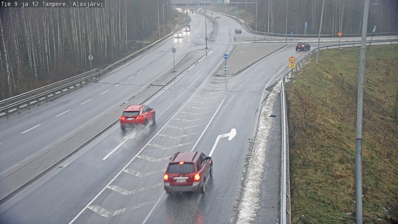 Weather Camera Image Väg 12 Tammerfors, Alasjärvi, Tampere, Pirkanmaa