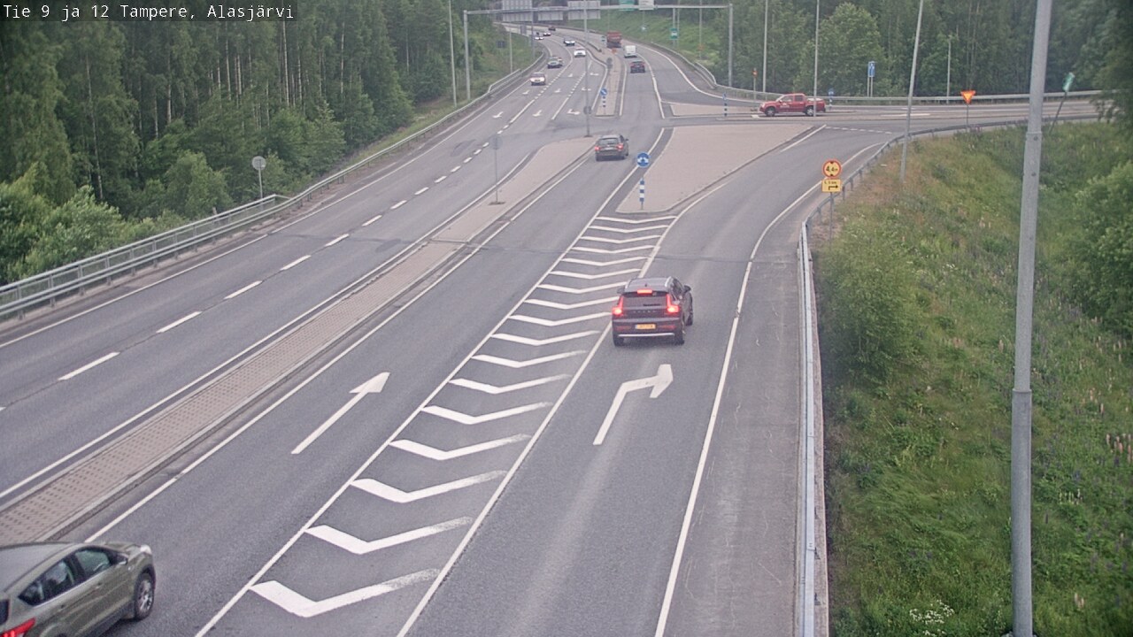 Weather Camera Image Väg 12 Tammerfors, Alasjärvi, Tampere, Pirkanmaa