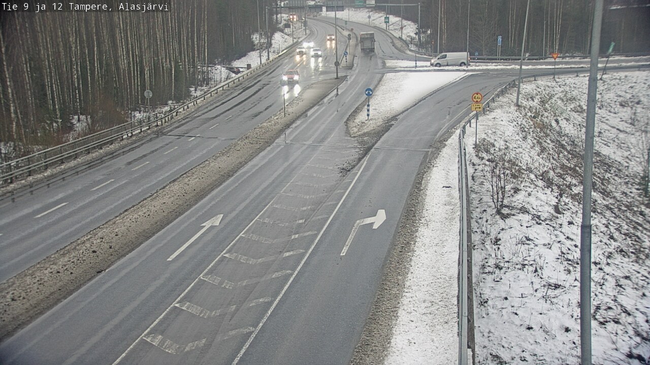 Weather Camera Image Väg 12 Tammerfors, Alasjärvi, Tampere, Pirkanmaa