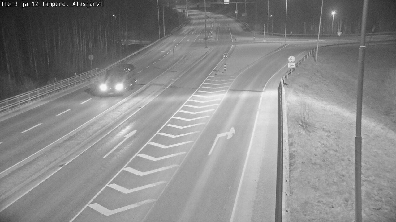 Weather Camera Image Väg 12 Tammerfors, Alasjärvi, Tampere, Pirkanmaa