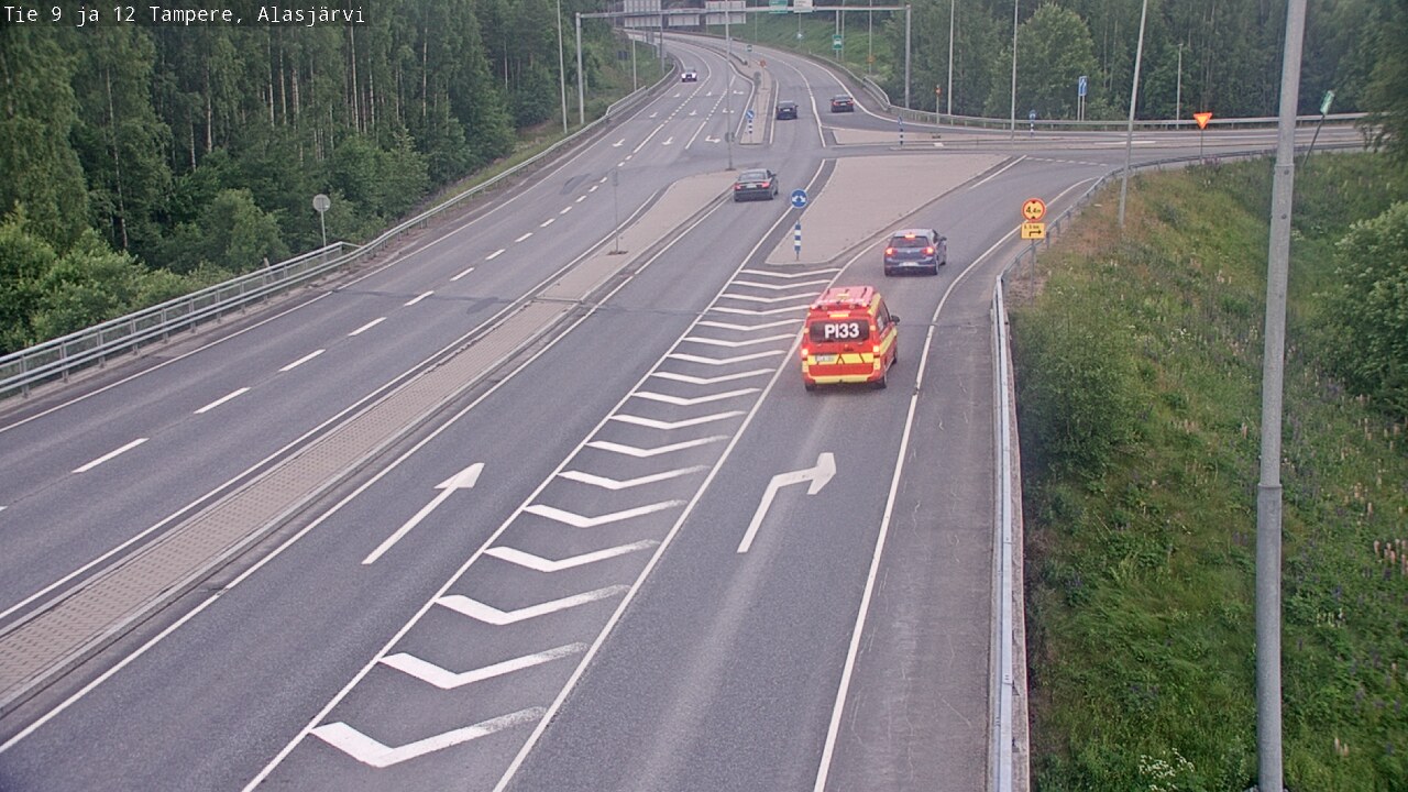 Kelikamerat Kuva Tie 12 Tampere, Alasjärvi, Tampere, Pirkanmaa
