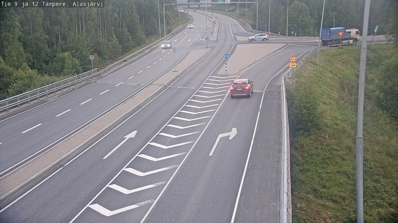 Weather Camera Image Road 12 Tampere, Alasjärvi, Tampere, Pirkanmaa