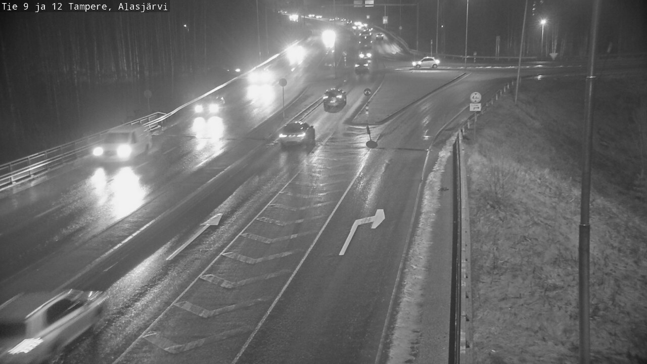 Weather Camera Image Väg 12 Tammerfors, Alasjärvi, Tampere, Pirkanmaa