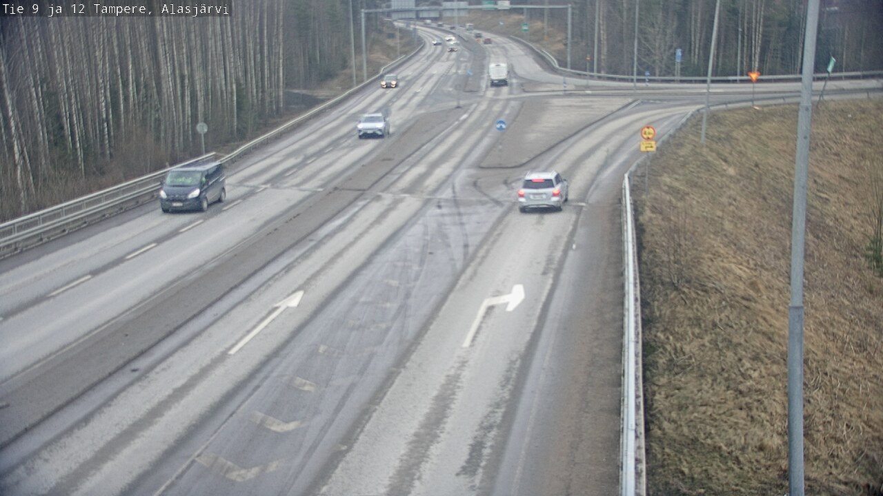 Weather Camera Image Road 12 Tampere, Alasjärvi, Tampere, Pirkanmaa