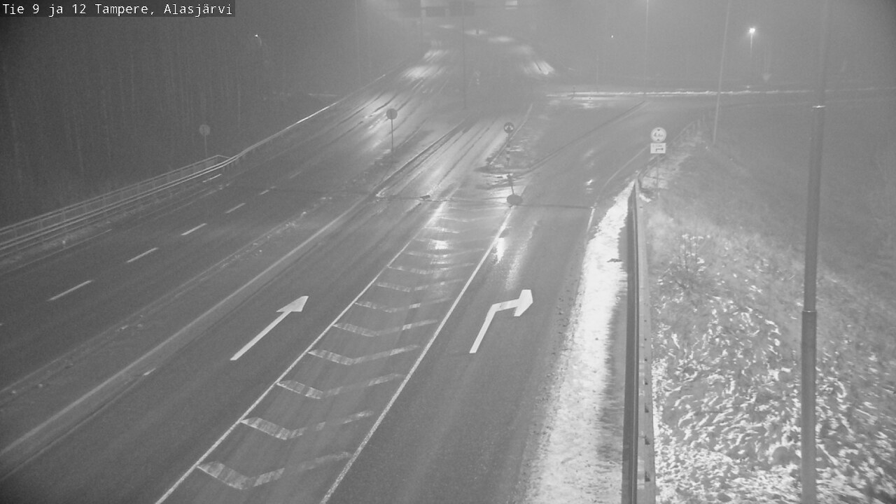 Weather Camera Image Väg 12 Tammerfors, Alasjärvi, Tampere, Pirkanmaa