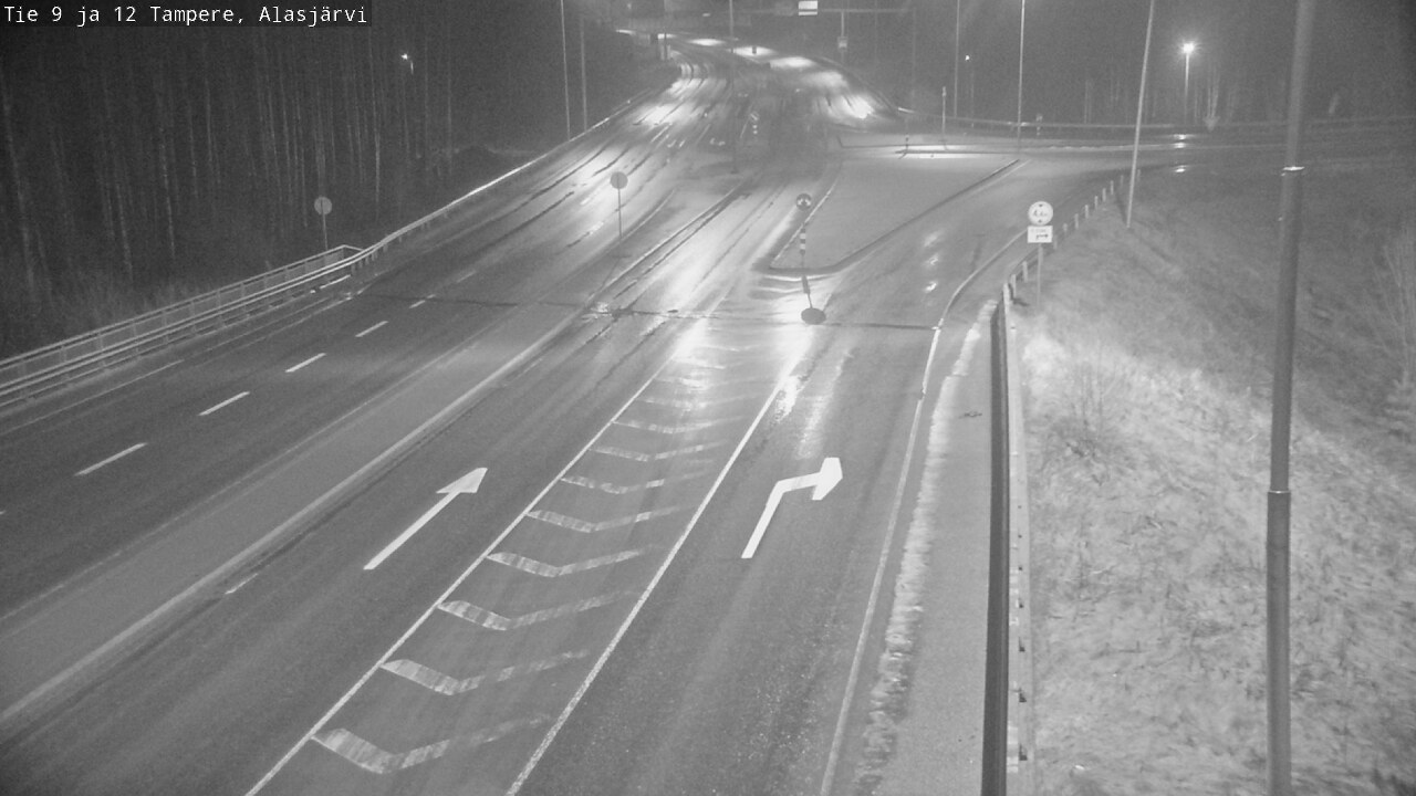 Weather Camera Image Väg 12 Tammerfors, Alasjärvi, Tampere, Pirkanmaa