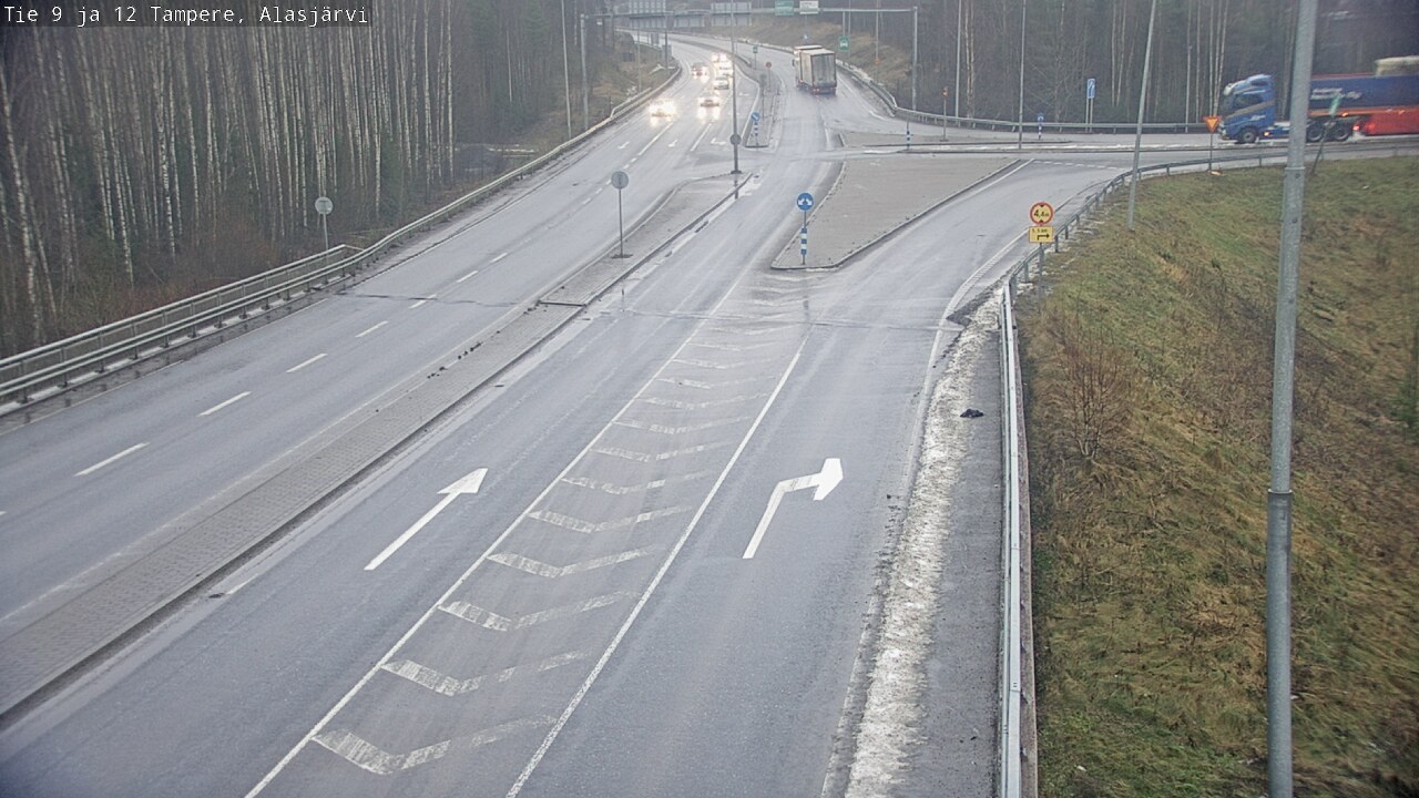 Weather Camera Image Väg 12 Tammerfors, Alasjärvi, Tampere, Pirkanmaa