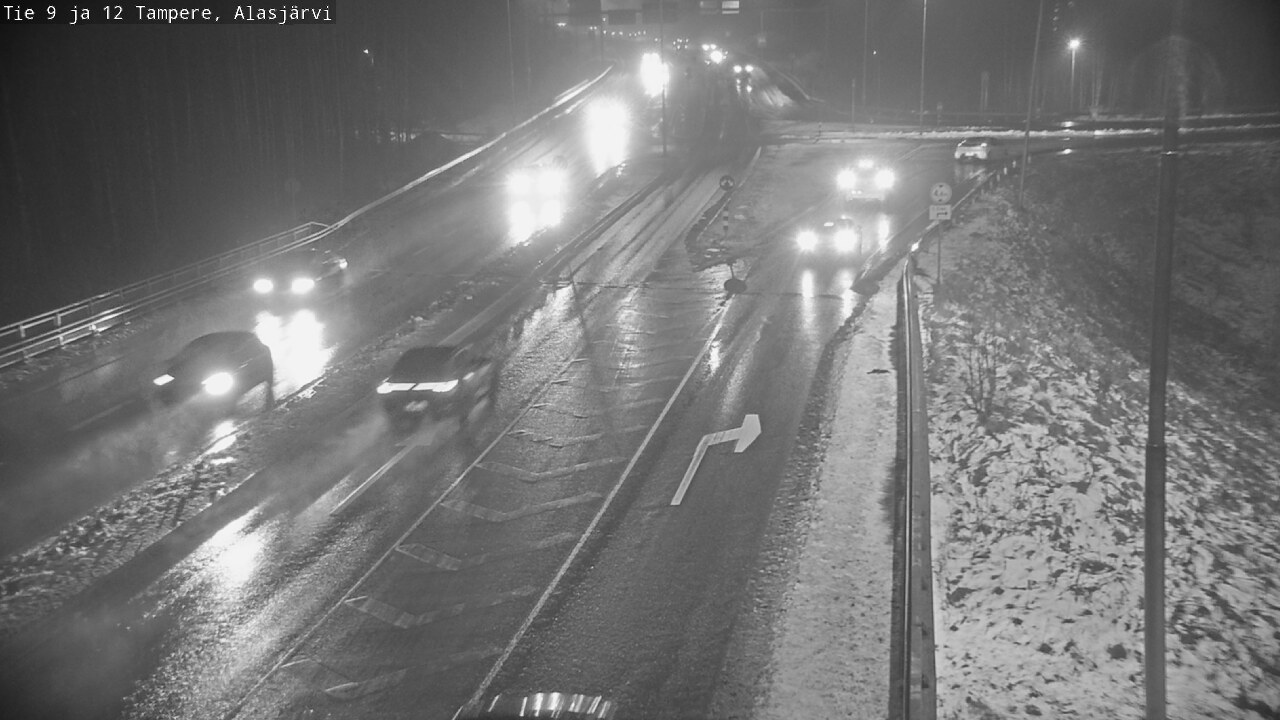 Weather Camera Image Väg 12 Tammerfors, Alasjärvi, Tampere, Pirkanmaa