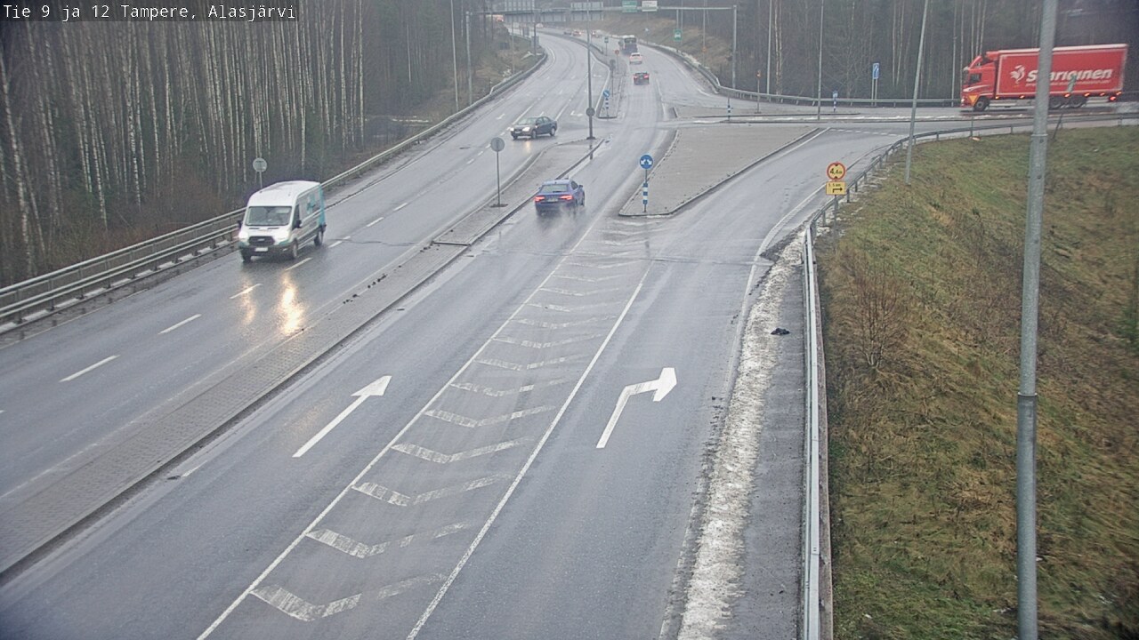 Weather Camera Image Väg 12 Tammerfors, Alasjärvi, Tampere, Pirkanmaa