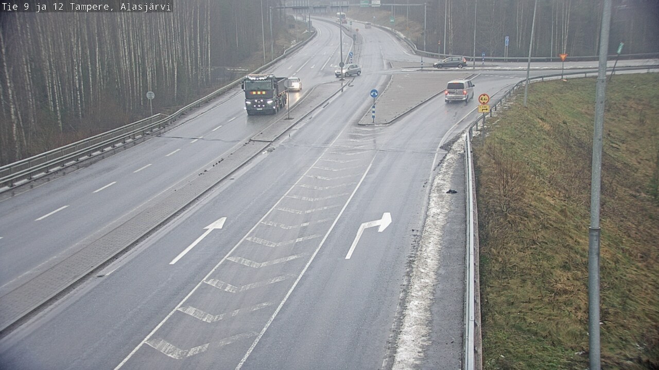 Weather Camera Image Väg 12 Tammerfors, Alasjärvi, Tampere, Pirkanmaa