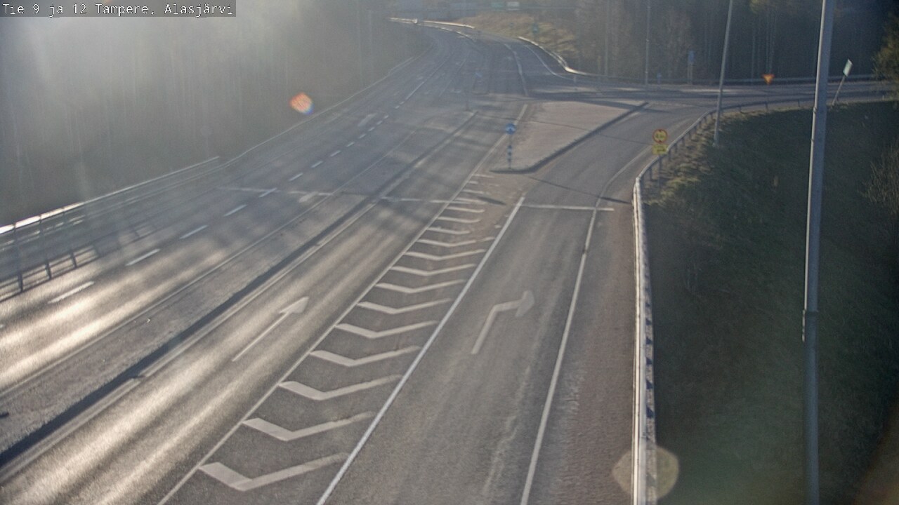 Weather Camera Image Väg 12 Tammerfors, Alasjärvi, Tampere, Pirkanmaa