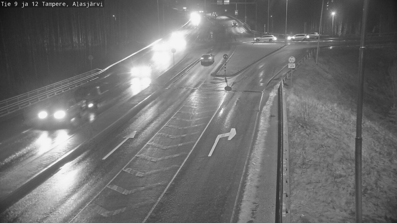 Weather Camera Image Väg 12 Tammerfors, Alasjärvi, Tampere, Pirkanmaa