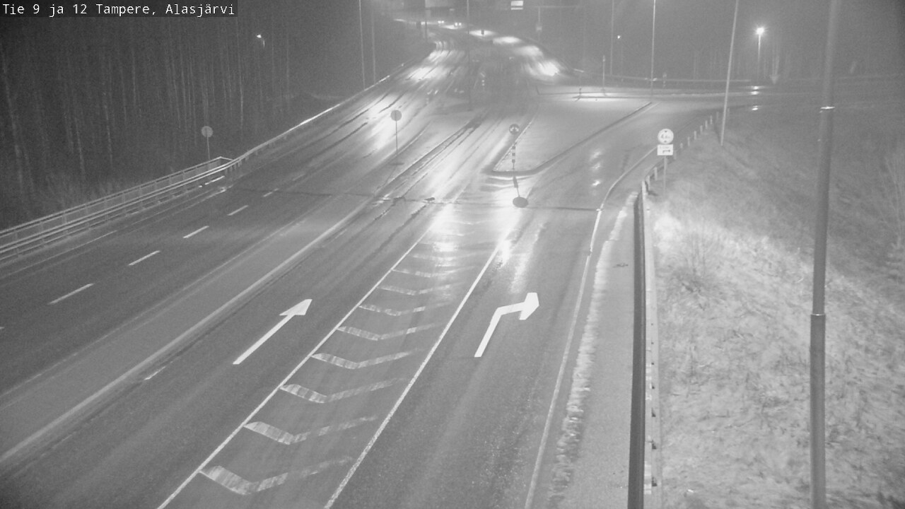 Weather Camera Image Väg 12 Tammerfors, Alasjärvi, Tampere, Pirkanmaa