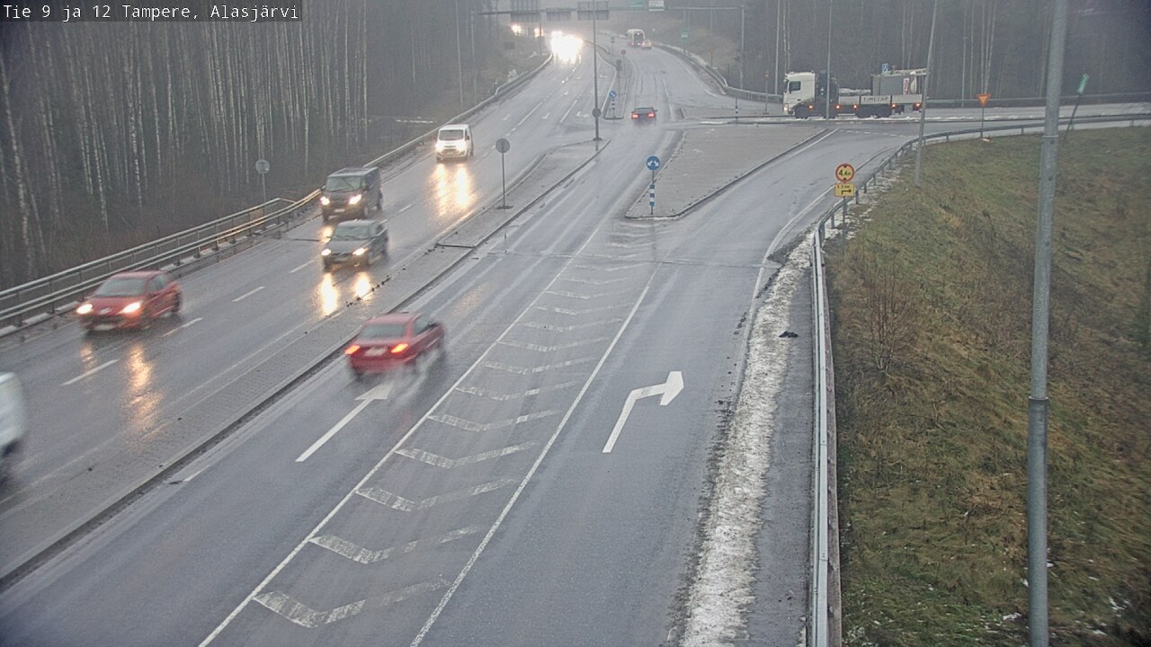 Weather Camera Image Väg 12 Tammerfors, Alasjärvi, Tampere, Pirkanmaa
