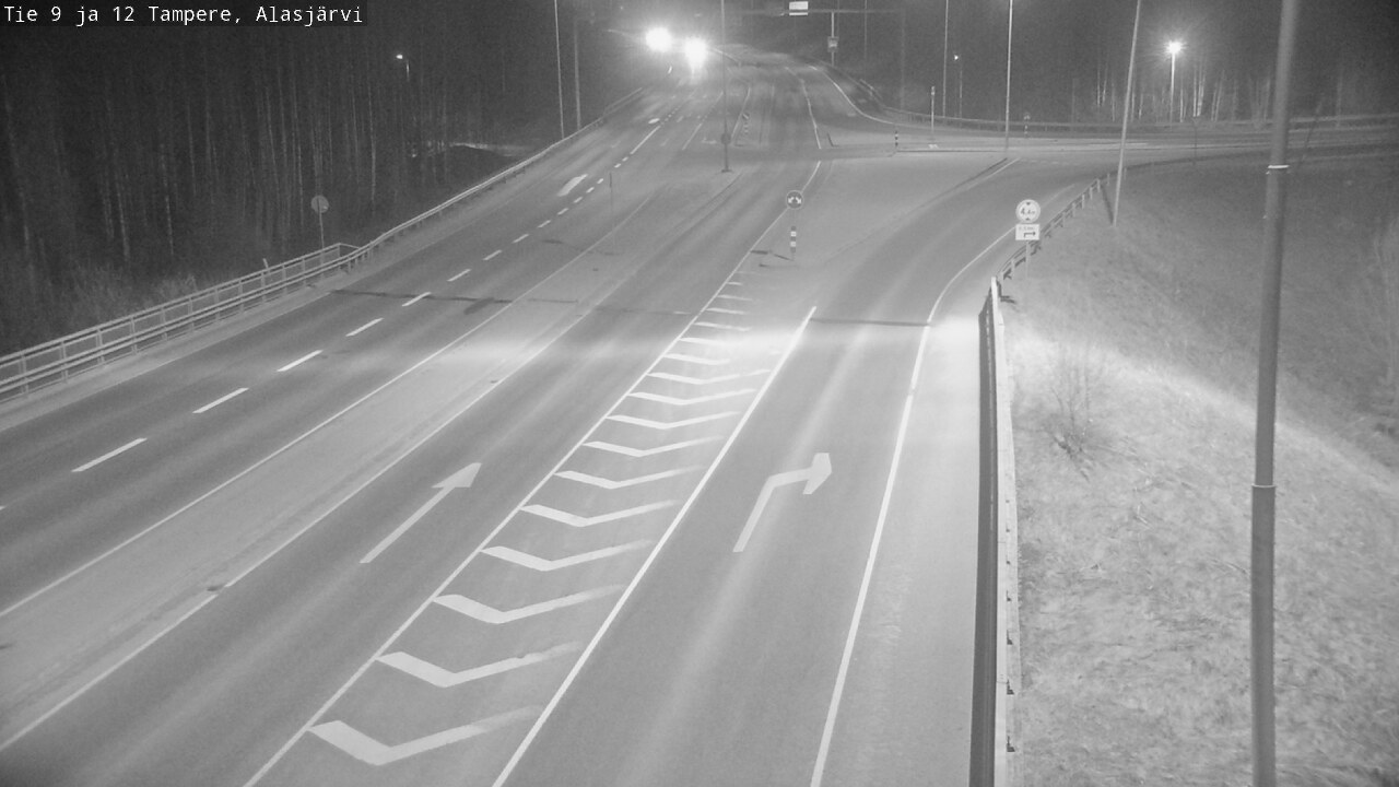 Weather Camera Image Väg 12 Tammerfors, Alasjärvi, Tampere, Pirkanmaa