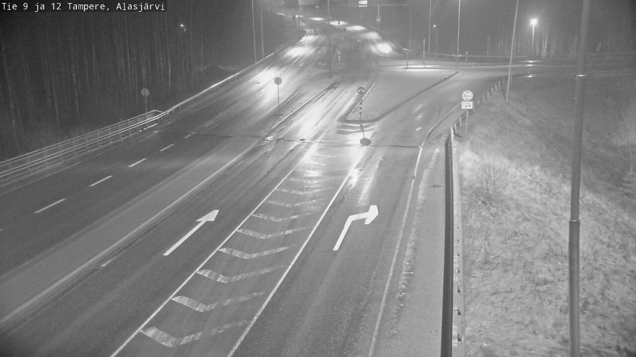 Weather Camera Image Väg 12 Tammerfors, Alasjärvi, Tampere, Pirkanmaa
