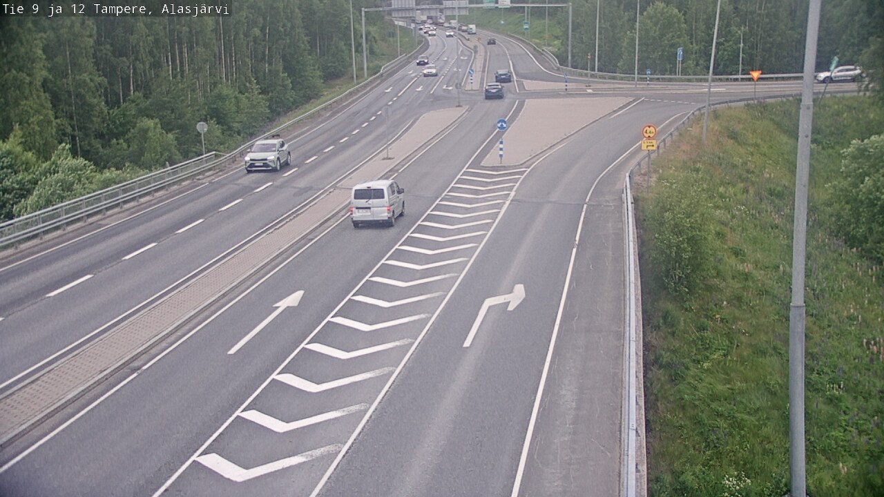Weather Camera Image Väg 12 Tammerfors, Alasjärvi, Tampere, Pirkanmaa