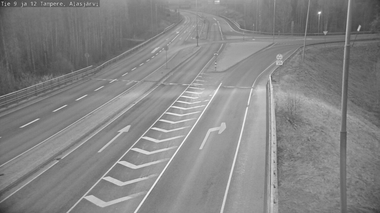 Weather Camera Image Väg 12 Tammerfors, Alasjärvi, Tampere, Pirkanmaa