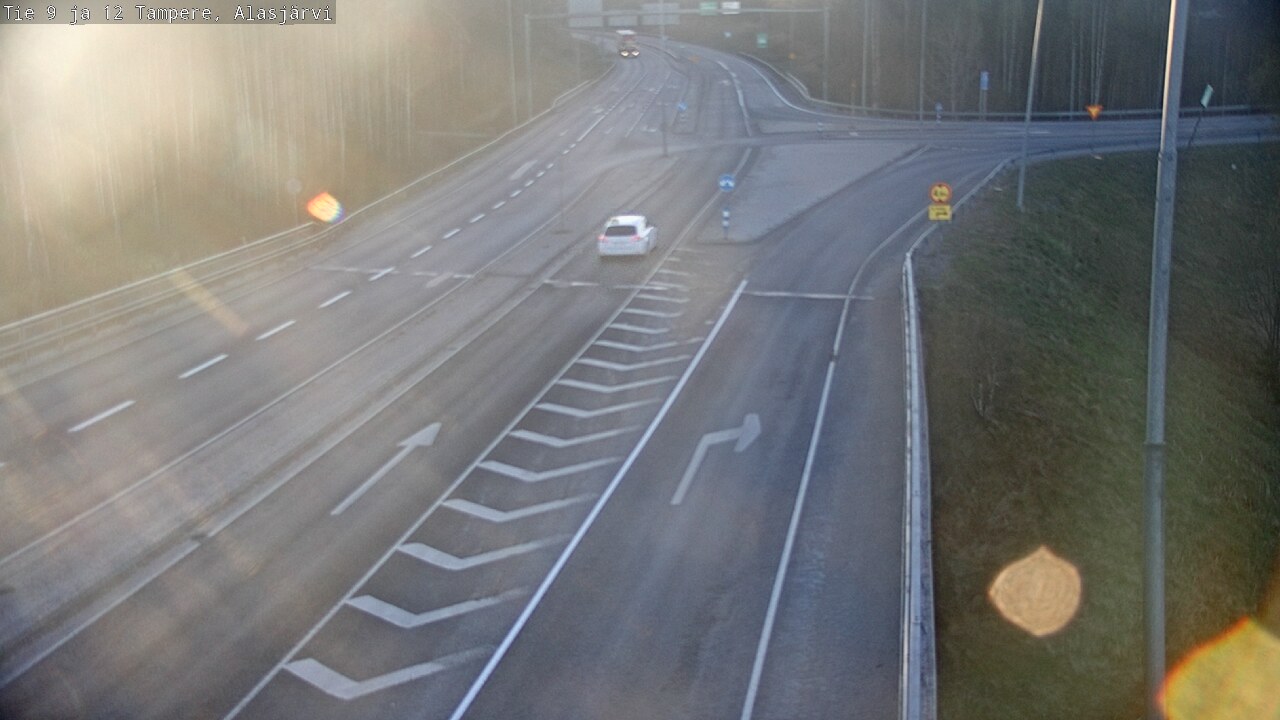 Weather Camera Image Väg 12 Tammerfors, Alasjärvi, Tampere, Pirkanmaa