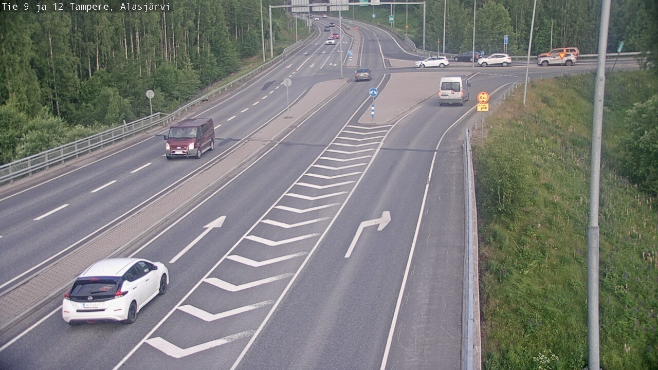 Weather Camera Image Road 12 Tampere, Alasjärvi, Tampere, Pirkanmaa