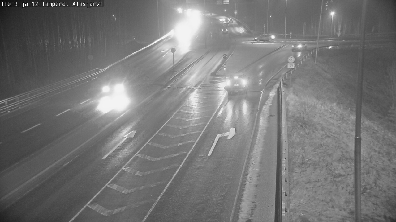 Weather Camera Image Väg 12 Tammerfors, Alasjärvi, Tampere, Pirkanmaa