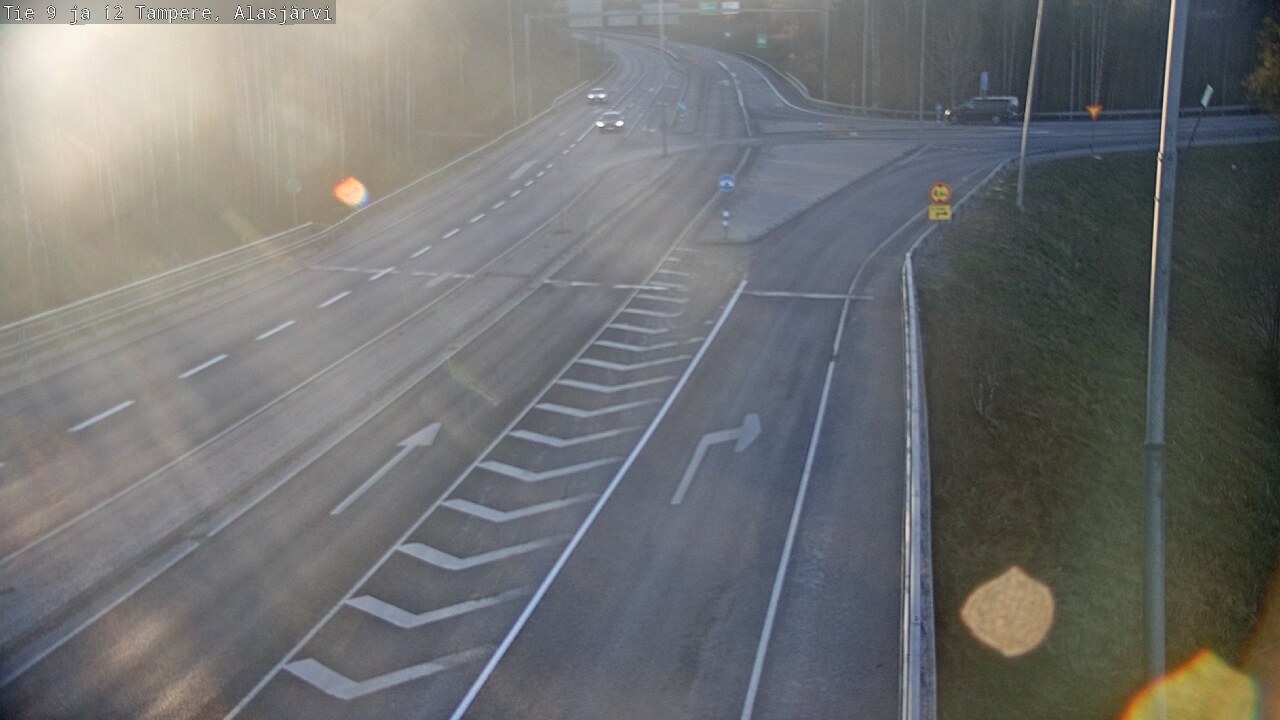 Weather Camera Image Väg 12 Tammerfors, Alasjärvi, Tampere, Pirkanmaa