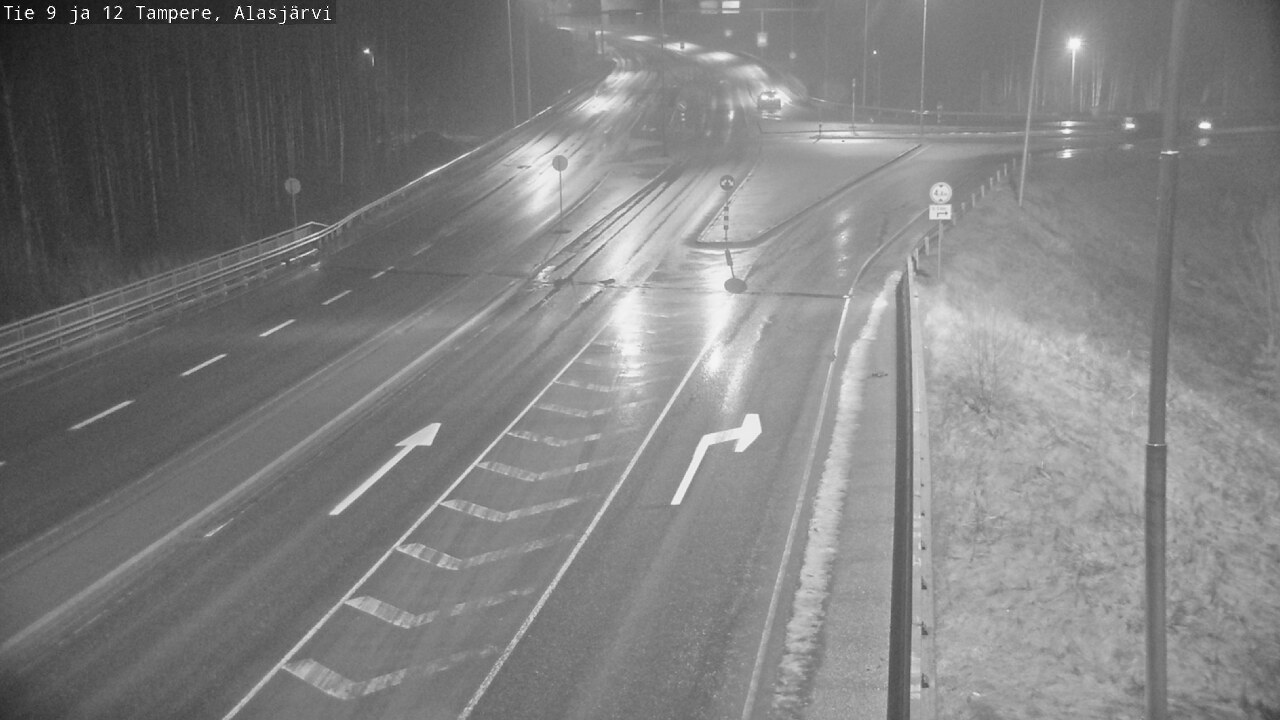 Weather Camera Image Väg 12 Tammerfors, Alasjärvi, Tampere, Pirkanmaa