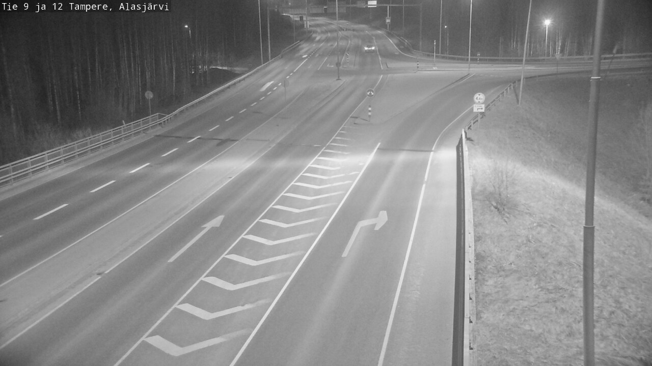 Weather Camera Image Väg 12 Tammerfors, Alasjärvi, Tampere, Pirkanmaa