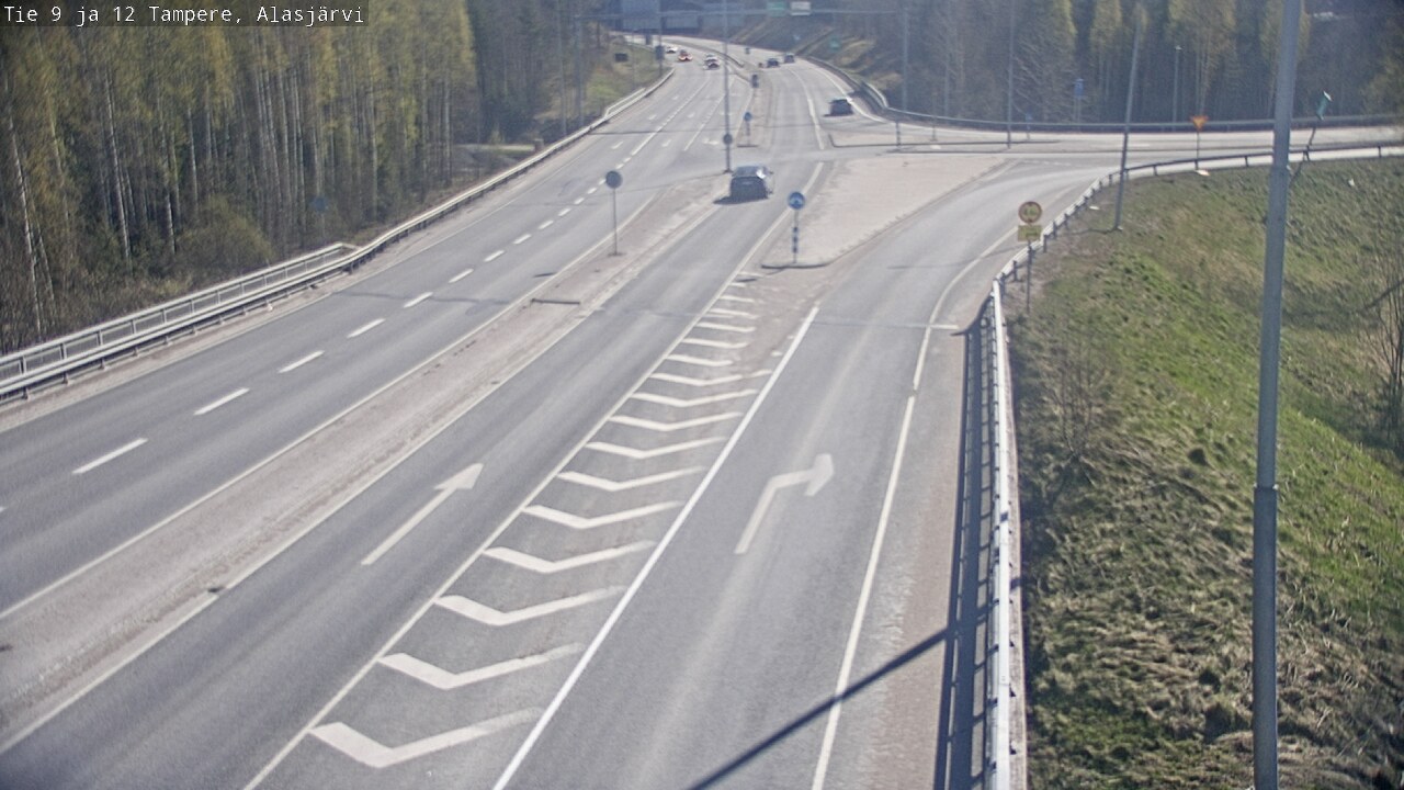 Weather Camera Image Väg 12 Tammerfors, Alasjärvi, Tampere, Pirkanmaa