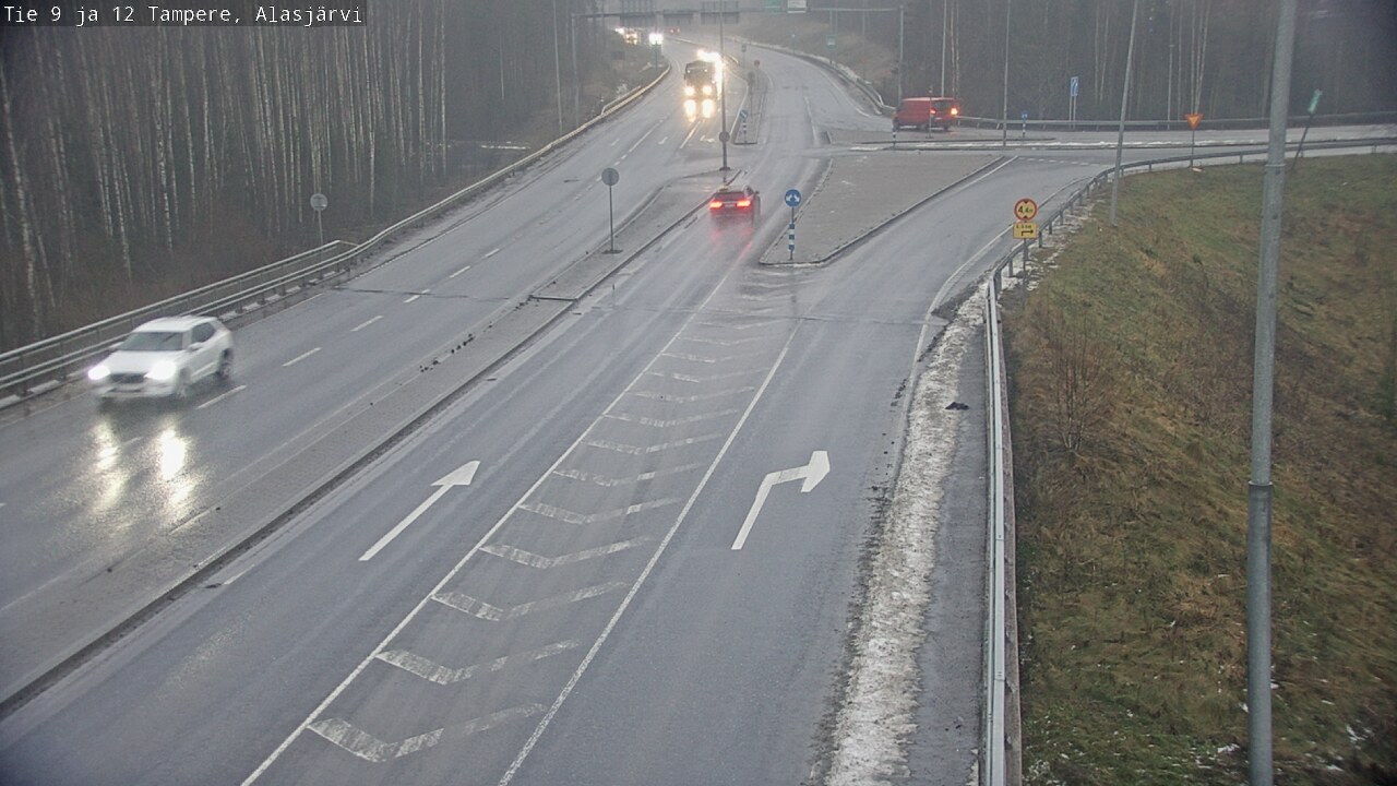 Weather Camera Image Väg 12 Tammerfors, Alasjärvi, Tampere, Pirkanmaa