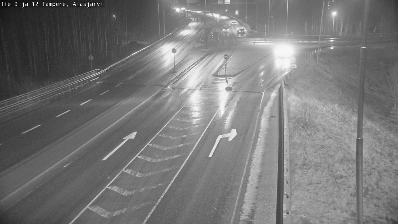 Weather Camera Image Väg 12 Tammerfors, Alasjärvi, Tampere, Pirkanmaa