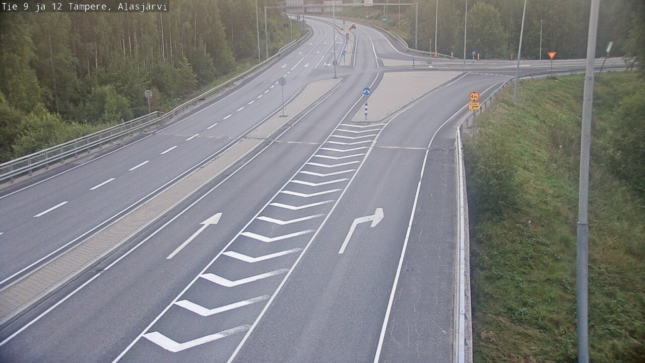 Weather Camera Image Road 12 Tampere, Alasjärvi, Tampere, Pirkanmaa