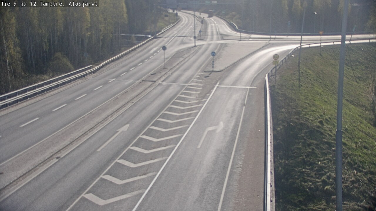 Weather Camera Image Väg 12 Tammerfors, Alasjärvi, Tampere, Pirkanmaa