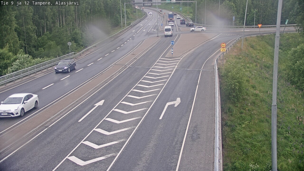Weather Camera Image Väg 12 Tammerfors, Alasjärvi, Tampere, Pirkanmaa