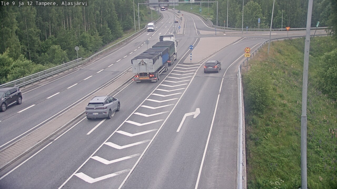 Weather Camera Image Väg 12 Tammerfors, Alasjärvi, Tampere, Pirkanmaa