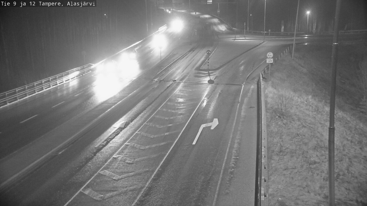 Weather Camera Image Väg 12 Tammerfors, Alasjärvi, Tampere, Pirkanmaa