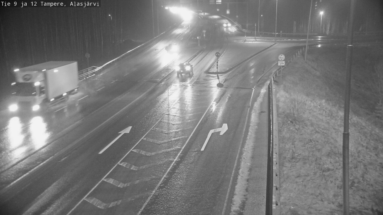 Weather Camera Image Väg 12 Tammerfors, Alasjärvi, Tampere, Pirkanmaa