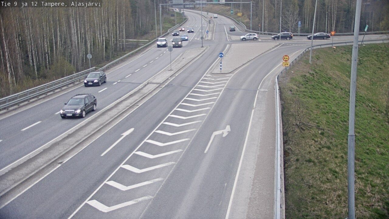 Weather Camera Image Road 12 Tampere, Alasjärvi, Tampere, Pirkanmaa