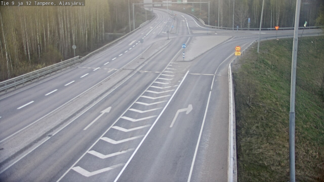 Weather Camera Image Road 12 Tampere, Alasjärvi, Tampere, Pirkanmaa