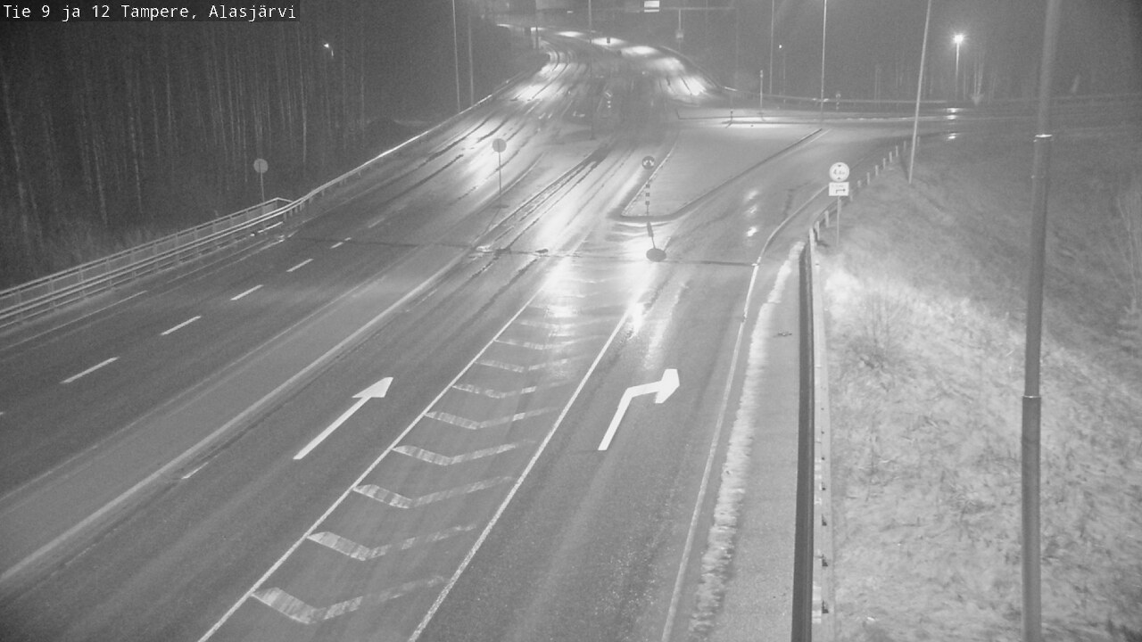Weather Camera Image Väg 12 Tammerfors, Alasjärvi, Tampere, Pirkanmaa