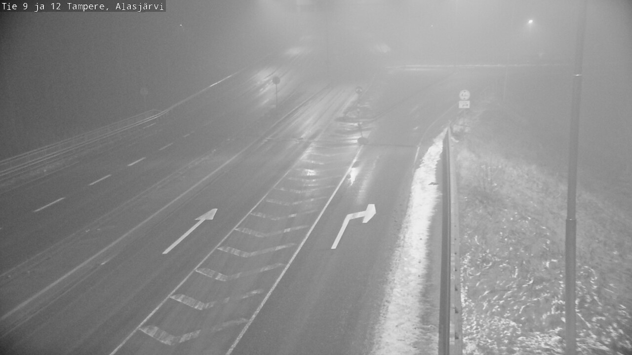 Weather Camera Image Väg 12 Tammerfors, Alasjärvi, Tampere, Pirkanmaa