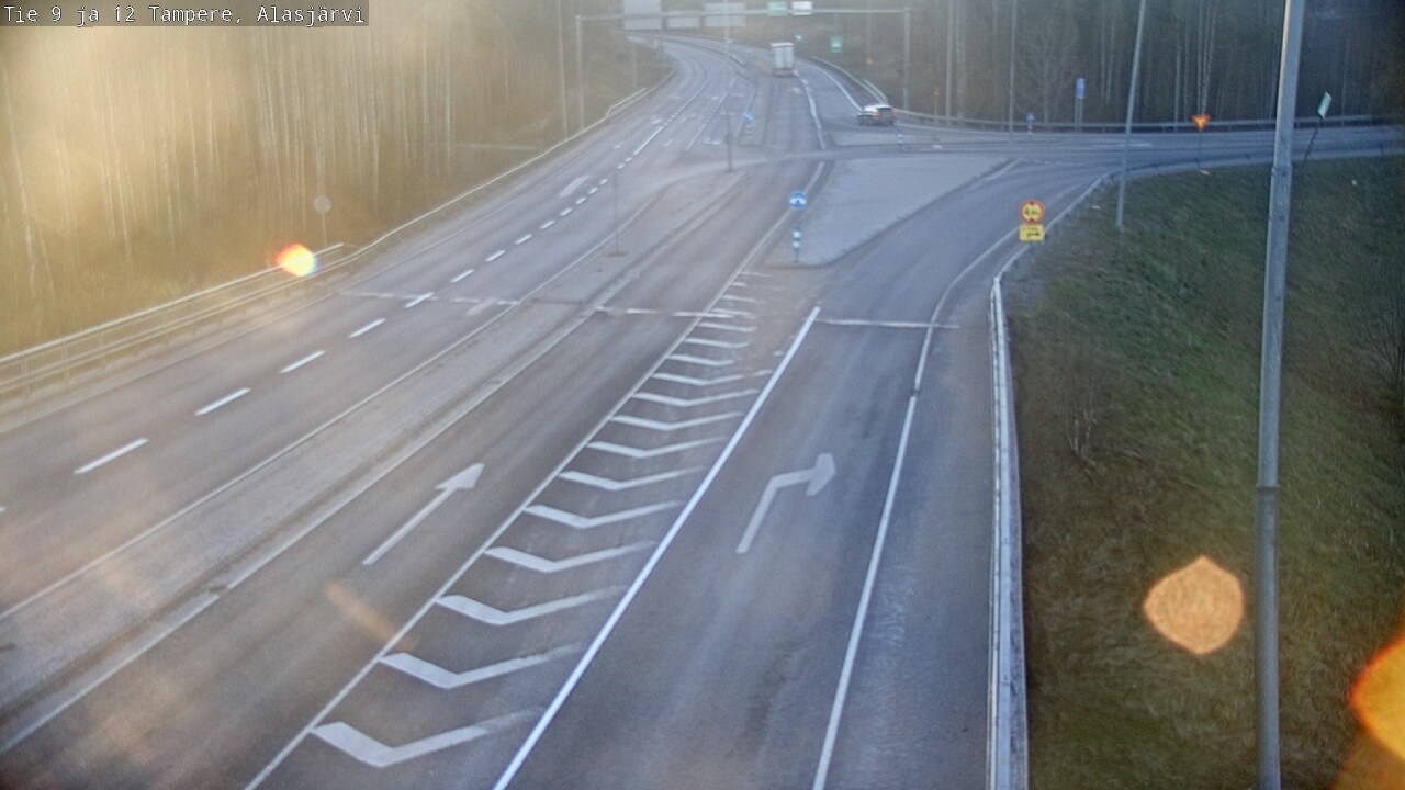 Weather Camera Image Väg 12 Tammerfors, Alasjärvi, Tampere, Pirkanmaa
