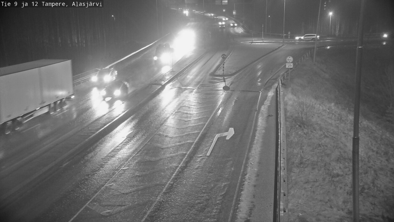 Weather Camera Image Väg 12 Tammerfors, Alasjärvi, Tampere, Pirkanmaa